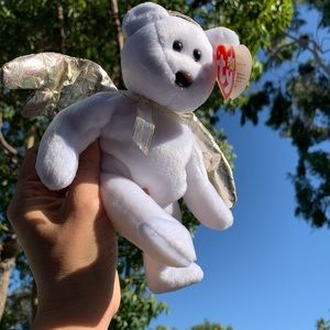 Ty Beanie Babies Official Birthday HALO II Bear